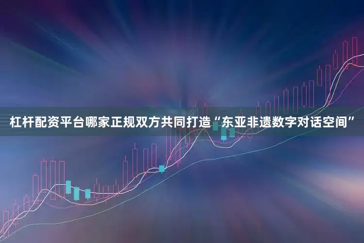 杠杆配资平台哪家正规双方共同打造“东亚非遗数字对话空间”